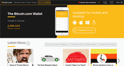 Desktop Screenshot of bitcoin.com