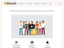 Tablet Screenshot of bitcoin.org
