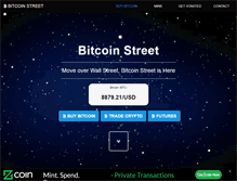 Tablet Screenshot of bitcoin.st