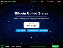 Tablet Screenshot of bitcoin.us