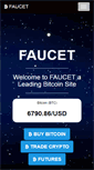 Mobile Screenshot of faucet.bitcoin.st