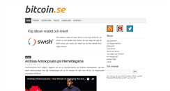 Desktop Screenshot of bitcoin.se