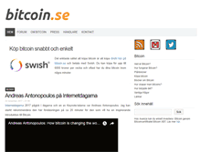 Tablet Screenshot of bitcoin.se