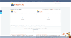 Desktop Screenshot of bitcoin.de