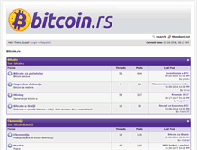 Tablet Screenshot of bitcoin.rs